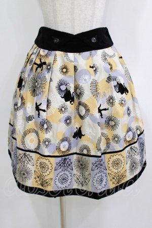 画像: Jane Marple / シークレットガーデンスカート  オフグレー H-26-01-14-039-JM-SK-KB-ZH