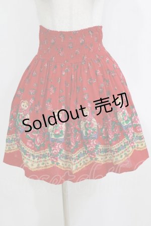 画像: Jane Marple / マトリョーシカシャーリングスカート  赤 H-26-01-14-040-JM-SK-KB-ZH