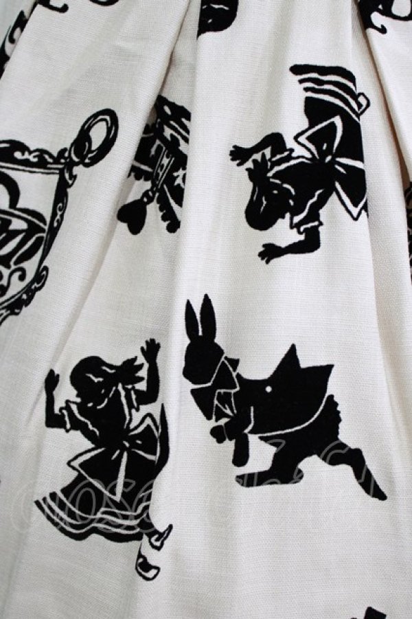 画像4: Jane Marple / タイニーアリスフロッキージャンパースカート  アイボリー H-26-01-14-003-JM-SK-KB-ZH (4)