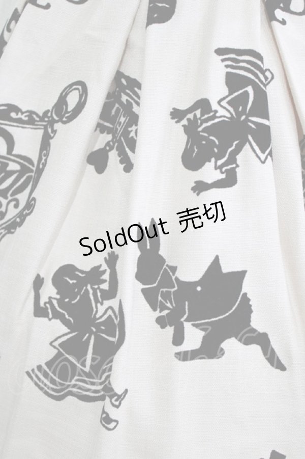 画像4: Jane Marple / タイニーアリスフロッキージャンパースカート  アイボリー H-26-01-14-003-JM-SK-KB-ZH (4)