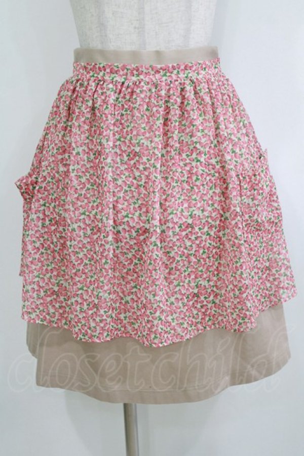 画像1: MILK / ベリーズエプロンスカート  バニラベリー H-26-01-14-042-ML-SK-KB-ZH (1)