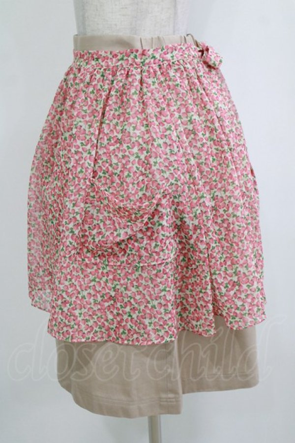 画像2: MILK / ベリーズエプロンスカート  バニラベリー H-26-01-14-042-ML-SK-KB-ZH (2)