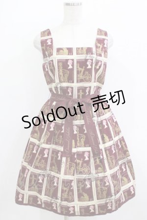 画像: Jane Marple / Royal Stampのスクエアドレス  ボルドー H-26-01-14-004-JM-OP-KB-ZH