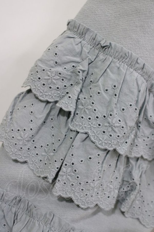 画像4: Candy Stripper / FRILL SLEEVE SWEAT ONE-PIECE  ライトブルー H-26-01-14-045-PU-OP-KB-ZH (4)