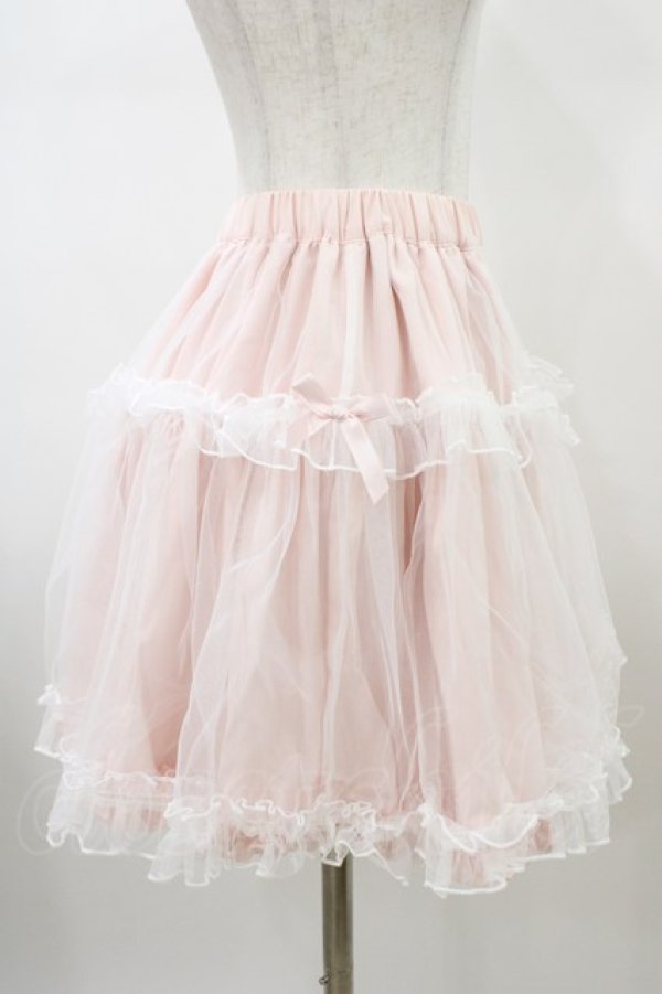 画像5: Amavel / リバーシブルパニエスカート Free ピンク H-26-01-14-1038-CA-SK-NS-ZH (5)