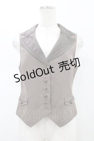 画像: axes femme / 連釦クラシックベスト M ブラウン H-26-01-14-1042-AX-TO-NS-ZH