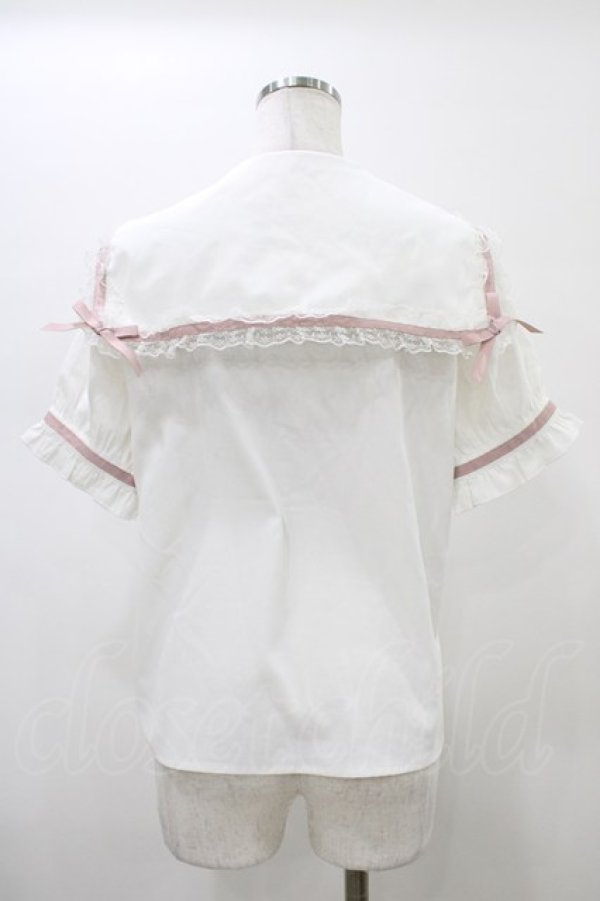 画像2: MA*RS / セーラーブラウス Free オフ/ピンク H-26-01-14-1047-EL-BL-NS-ZH (2)