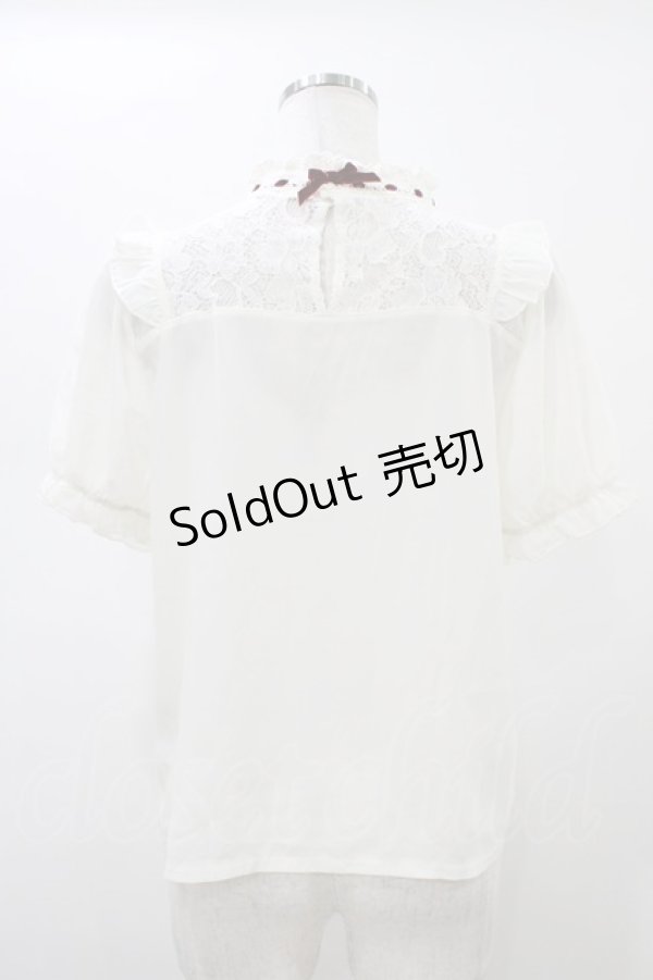 画像2: LIZ LISA / グレープ刺繍トップス Free オフ/ボルドー H-26-01-14-1048-LO-BL-NS-ZH (2)