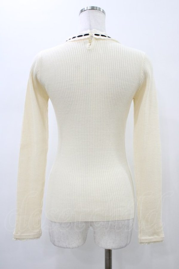 画像2: F i.n.t / 梯子レースニット Free Ivory H-26-01-14-1051-CA-TO-NS-ZH (2)