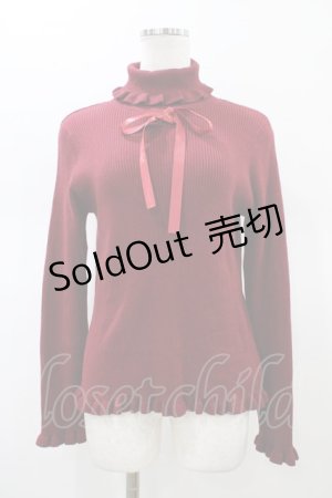 画像: m petit by misako / サンリオキャラクターズコラボ キティ ニットプルオーバー M レッド H-26-01-14-1056-LO-TO-NS-ZH