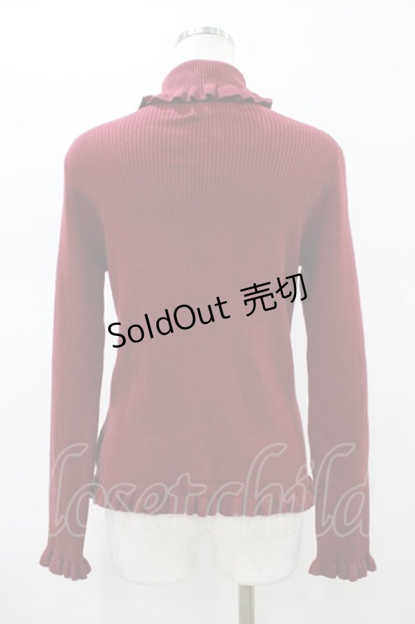 画像2: m petit by misako / サンリオキャラクターズコラボ キティ ニットプルオーバー M レッド H-26-01-14-1056-LO-TO-NS-ZH (2)