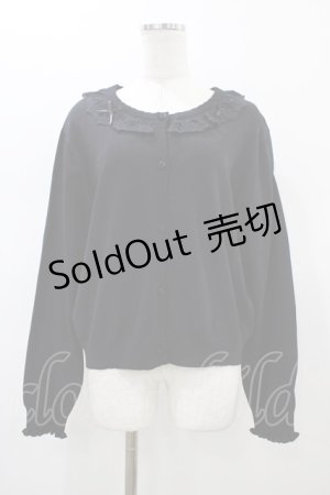 画像: m petit by misako / AOKUVケアレースフリルCD 4L ブラック H-26-01-14-1058-LO-TO-NS-ZH