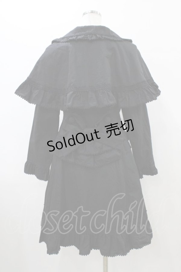 画像2: BABY,THE STARS SHINE BRIGHT / フリルミルキーコート Free ブラック H-26-01-14-1059-BA-CO-NS-ZH (2)