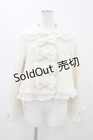 画像: BABY,THE STARS SHINE BRIGHT / Teddy Ribbonショートジャケット Free オフ H-26-01-14-1064-BA-CO-NS-ZH