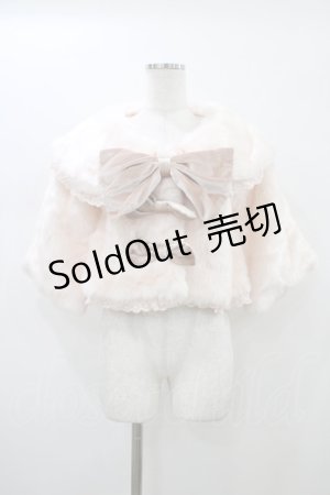 画像: LIZ LISA / ベロアリボンファージャケット Free ピンク H-26-01-14-1065-LO-JA-NS-ZH