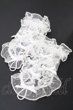 画像: axes femme Kawaii / プチリボンチュールカフス  オフ H-26-01-14-1008-AX-ZA-NS-ZH