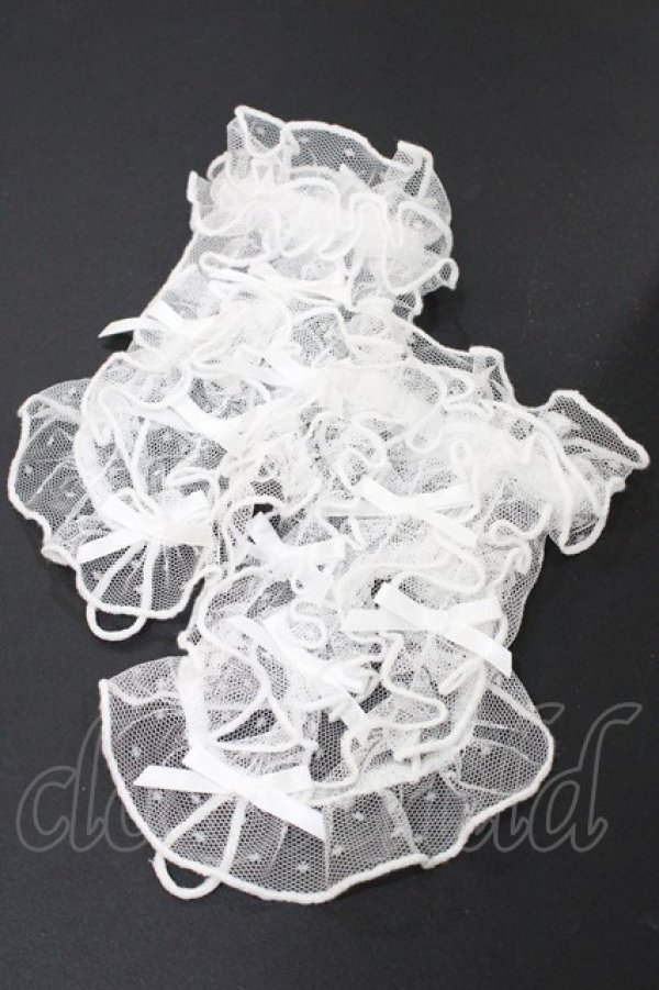 画像1: axes femme Kawaii / プチリボンチュールカフス  オフ H-26-01-14-1008-AX-ZA-NS-ZH (1)