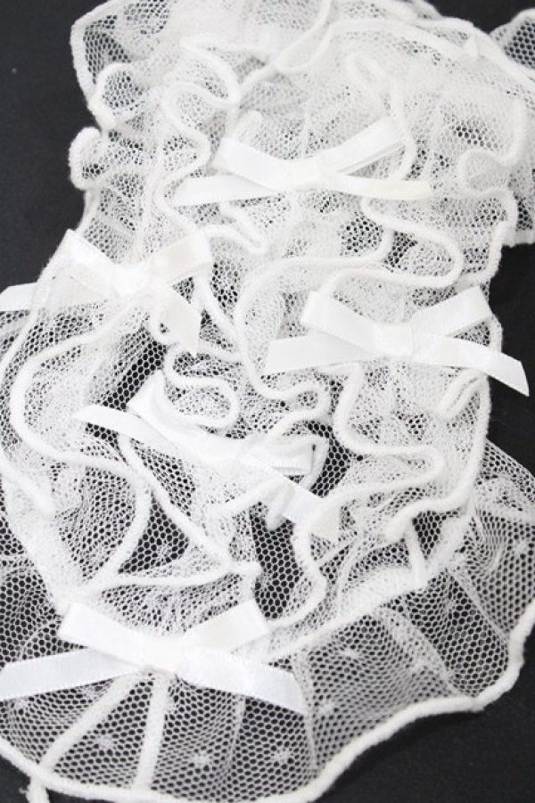 画像3: axes femme Kawaii / プチリボンチュールカフス  オフ H-26-01-14-1008-AX-ZA-NS-ZH (3)