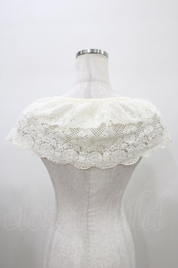 画像2: m petit by misako / NINA'Sレースツケエリ  アイボリー H-26-01-14-1009-LO-ZA-NS-ZH (2)