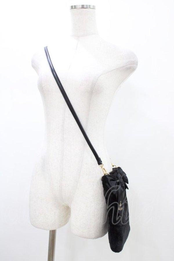 画像2: m petit by misako / NINA'S/ショルダーバッグ  ブラック H-26-01-14-1012-LO-BG-NS-ZH (2)