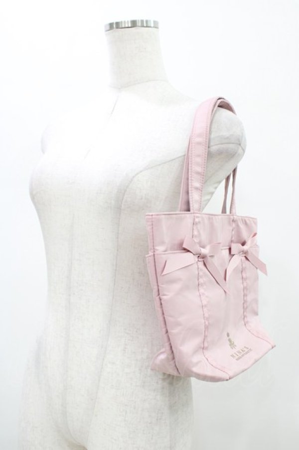 画像2: m petit by misako / NINA'Sトートバッグ  ピンク H-26-01-14-1013-LO-BG-NS-ZH (2)