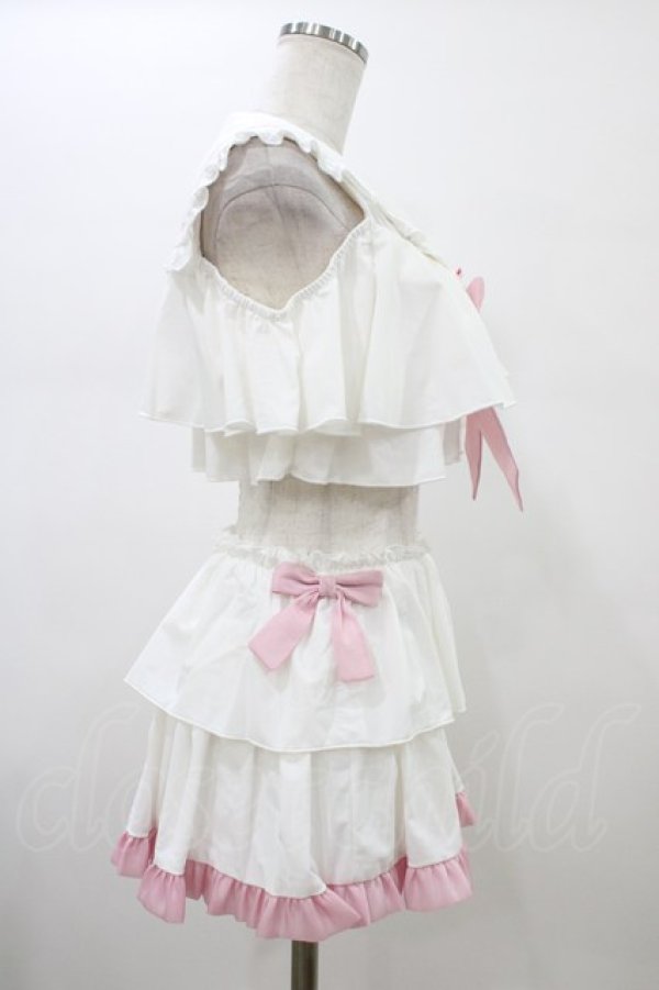 画像3: To Alice / セーラーフリルビキニ M オフ/ピンク H-26-01-14-1015-LO-OP-NS-ZH (3)