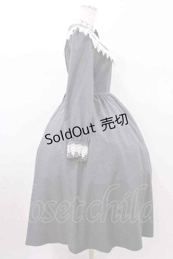 画像3: Innocent World / コーデリアローズワンピース M グレー/生成 H-26-01-14-1018-IW-OP-NS-ZH (3)