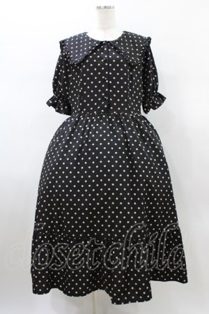 画像: m petit by misako / ナシジドットワンピース 3L ブラック H-26-01-14-1020-LO-OP-NS-ZH