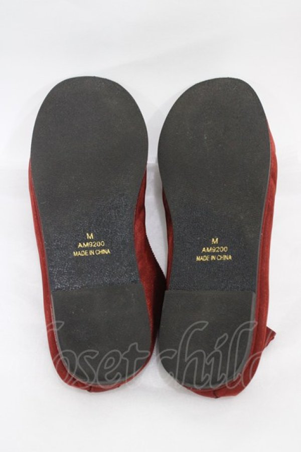 画像3: m petit by misako / AMリボンバレエシューズ M レッド H-26-01-14-1002-LO-SH-NS-ZH (3)