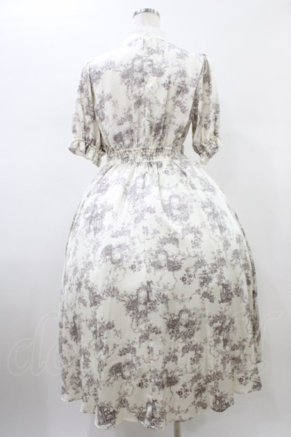 画像2: m petit by misako / AM*トワルドジュイワンピース M オフ H-26-01-14-1025-LO-OP-NS-ZH (2)