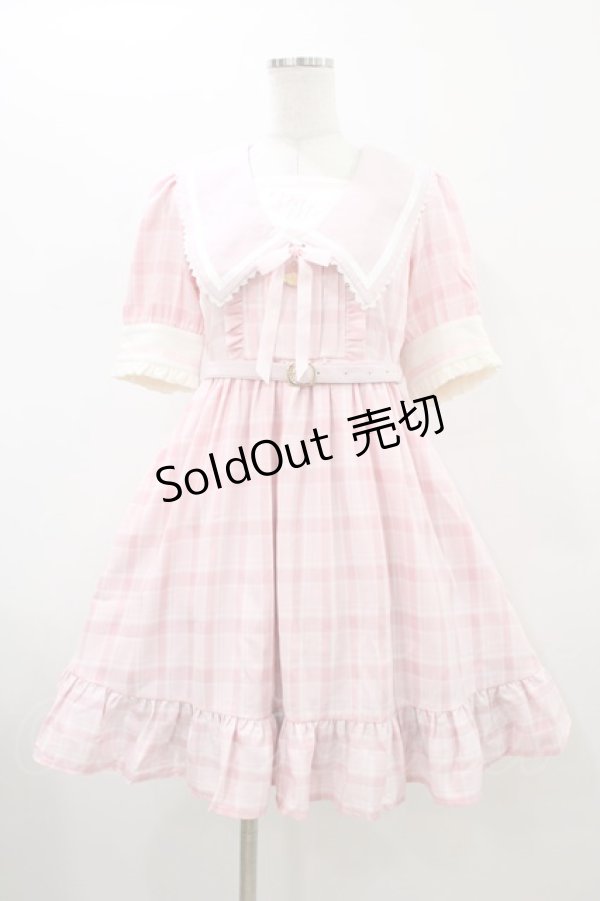 画像1: Dear My Love / マイメロディ学園ワンピース M ピンク H-26-01-14-1026-EL-OP-NS-ZH (1)
