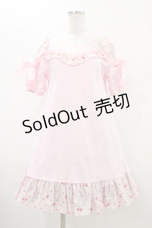 画像: Swankiss / カットソーワンピース Free ピンク H-26-01-14-1027-CA-OP-NS-ZH