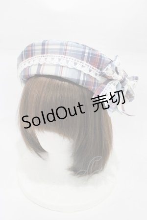 画像: virally / 星名桜子 チェックベレー  ブルー H-26-01-14-1003-0-AC-NS-ZH