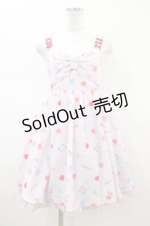 画像: Ank Rouge / キャンディプリントワンピース M ピンク H-26-01-14-1032-CA-OP-NS-ZH