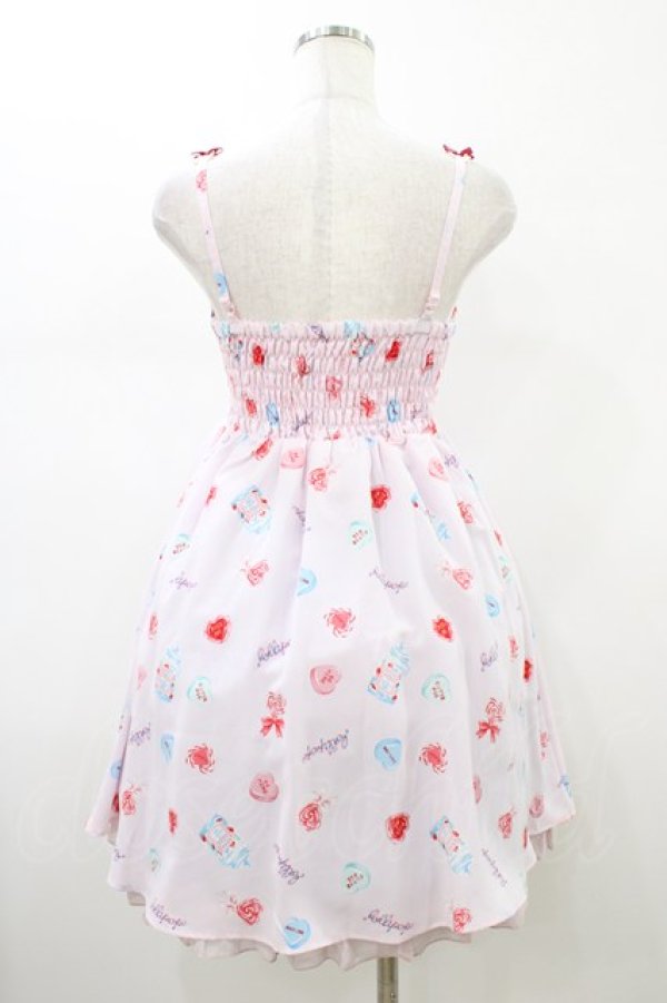 画像2: Ank Rouge / キャンディプリントワンピース M ピンク H-26-01-14-1032-CA-OP-NS-ZH (2)