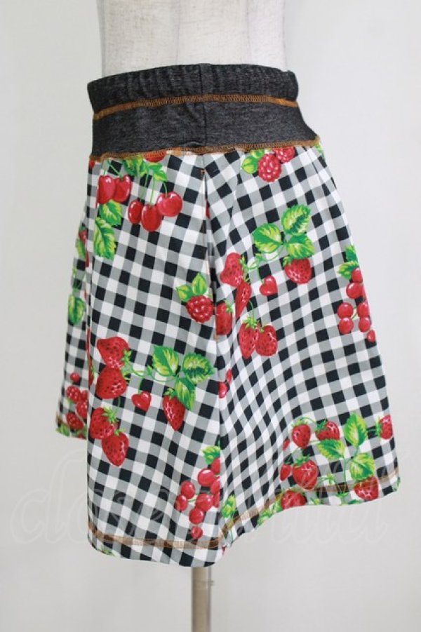 画像2: MILK / Red Gardenキュロット  ブラックギンガムBerry H-26-01-14-050-ML-PA-KB-ZH (2)