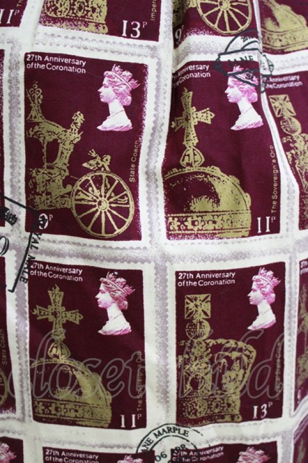 画像5: Jane Marple / Royal Stampのスクエアドレス  ボルドー H-26-01-14-004-JM-OP-KB-ZH (5)