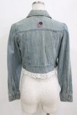 画像3: Shirley Temple / レース付デニムジャケット 160 ブルー H-26-01-14-051-ET-JA-KB-ZH (3)