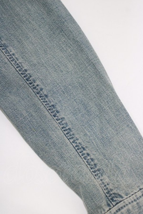 画像4: Shirley Temple / レース付デニムジャケット 160 ブルー H-26-01-14-051-ET-JA-KB-ZH (4)