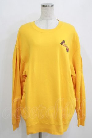 画像: Candy Stripper / TIE DYE DEAD BEAR SWEAT 2 GOLD YELLOW H-26-01-14-052-PU-TO-KB-ZH