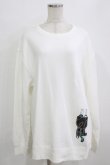 画像1: NieR CLOTHING / プリントSWEAT  2XL 白 H-26-01-14-053-PU-TO-KB-ZH (1)