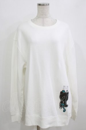 画像: NieR CLOTHING / プリントSWEAT  2XL 白 H-26-01-14-053-PU-TO-KB-ZH