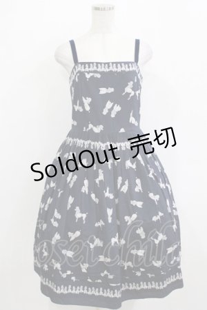 画像: Jane Marple / プードルキャミソールドレス  ネイビー H-26-01-14-005-JM-OP-KB-ZH