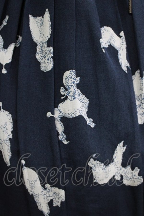 画像4: Jane Marple / プードルキャミソールドレス  ネイビー H-26-01-14-005-JM-OP-KB-ZH (4)