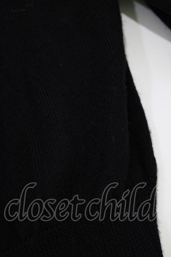 画像4: Jane Marple Dans Le Salon / リボン付きニット M ブラック H-26-01-14-064-JM-TO-KB-ZH (4)