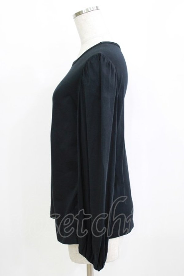 画像2: Jane Marple Dans Le Salon / Puffy sleeve pullover  ネイビー H-26-01-14-065-JM-TO-KB-ZH (2)