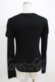 画像3: Jane Marple / パフロングスリーブカットソー  黒 H-26-01-14-066-JM-TO-KB-ZH (3)