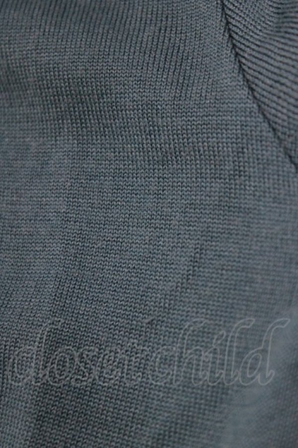 画像5: Jane Marple / ベルベットリボンカーディガン  グリーン H-26-01-14-069-JM-TO-KB-ZH (5)