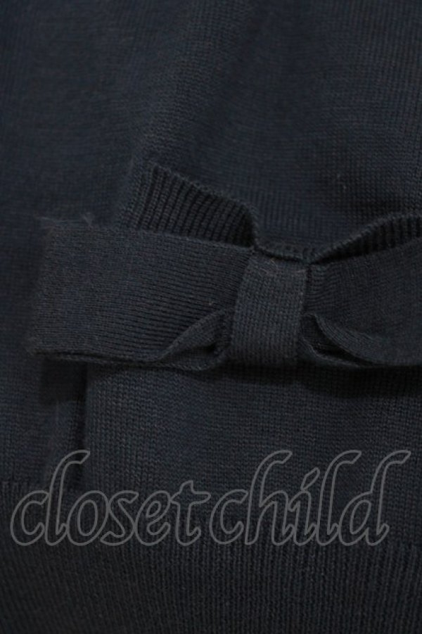 画像4: Jane Marple / バックリボンカーディガン  ネイビー H-26-01-14-072-JM-TO-KB-ZH (4)