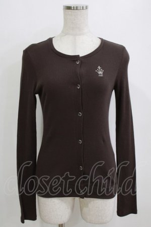 画像: Emily Temple cute / キャサリンカーディガン  茶 H-26-01-14-074-ET-TO-KB-ZH